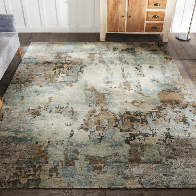 Tapis noué à la main Jaiden, Rectangle 12 pi x 15 pi