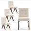 Chaise d'appoint rembourrée en lin Turfed-1378124639