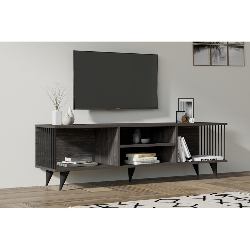 Asse Home TV Stand for TVs up to 70", Grey