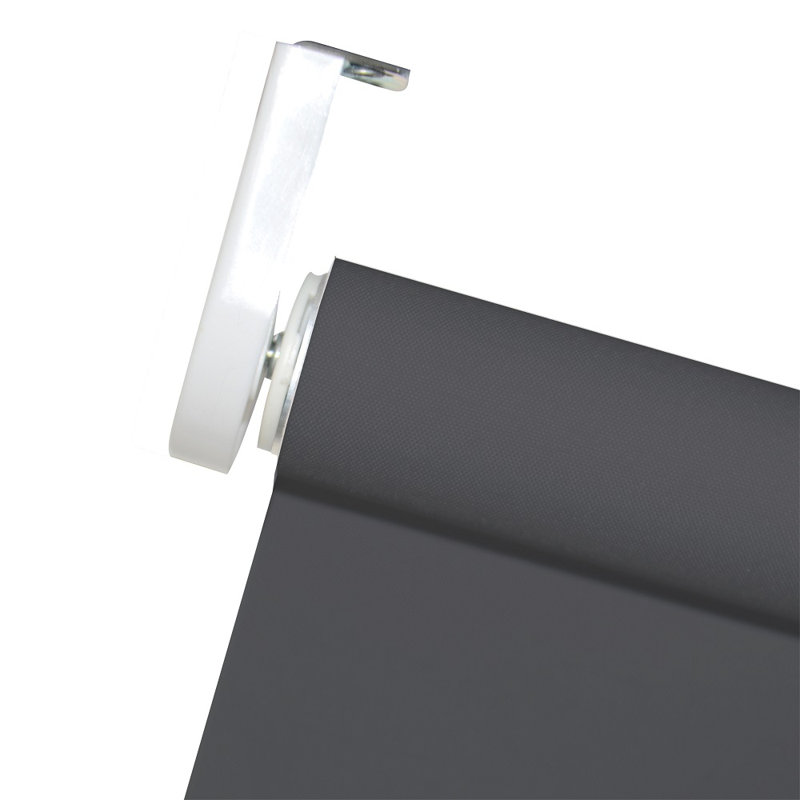 Semi Sheer Roller Blind, Charcoal, 165 cm L x 210 cm W