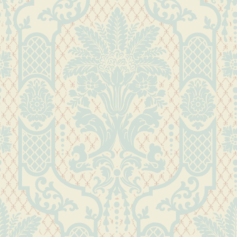 Columnar Bloom - Eggshell Wallpaper