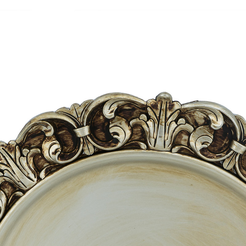 Ensemble de 6 assiettes rondes à bords magnifiques