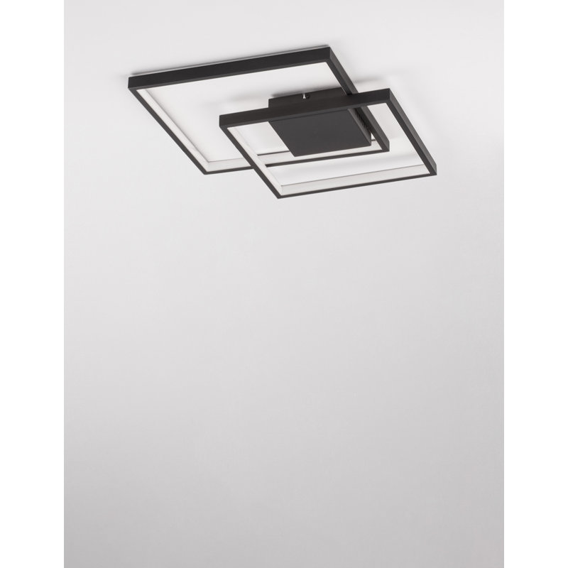 LED Flush Mount, Black