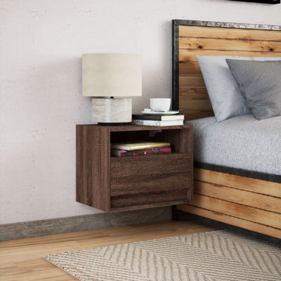 Alcea 50cm W Manufactured Wood Bedside Table