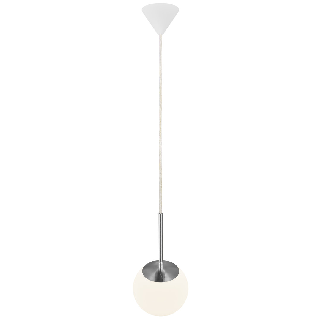 B&Q - Cafe Glass Pendant Light Hand Blown Glass White,mains 15Cm - Image 7