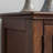 Thick Solid Wood Cabinet with Roman Column Legs