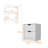 White 2-Drawer Nightstand-812879293