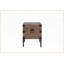 Ensemble de 3 tables basses en bois récupéré gris Tables d'appoint pour le rangement dans le salon Style intemporel