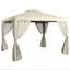 Pavillon de jardin de 9,6 pi x 11,6 po Outsunny, abri de jardin avec toit à 2 niveaux et filet, structure en acier pour le jardin, la pelouse, la cour et la terrasse-110989019