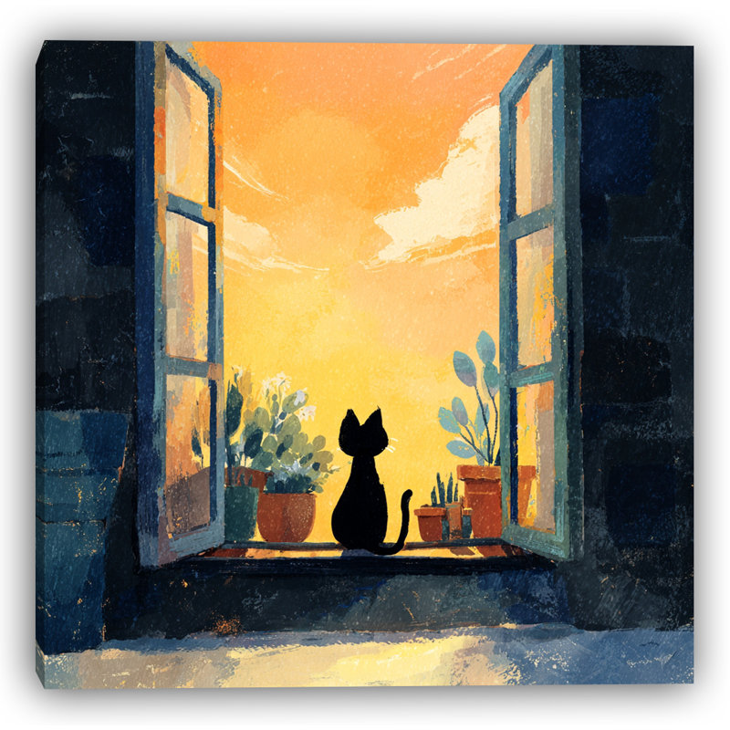 «Golden Hour», art mural sur toile tendue, 1, H 20 po x l 20 po