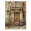 Porte de la vieille ville de France France Lyon I sur impression sur bois-792537981