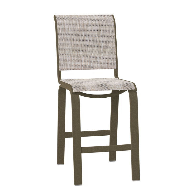 Tabouret de bar 26 po Holna, Bois de plage texturé, Ella