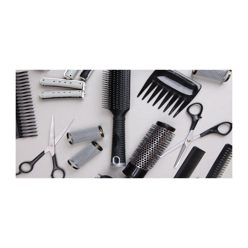 Tools For The Hairdresser - Wrapped Canvas Print
