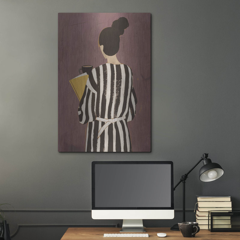 Winston Porter 'Morning Ritual' by Svetlana Aleynikova Metal Wall Art, H 36 po x l 24 po