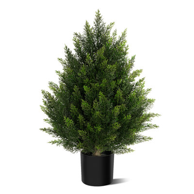 Cute Artificial  Cedar Potted Plant