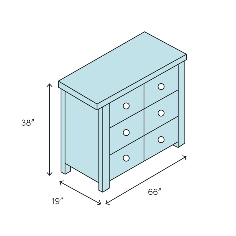 Bumgarner 66'' W 7 - Drawer Dresser