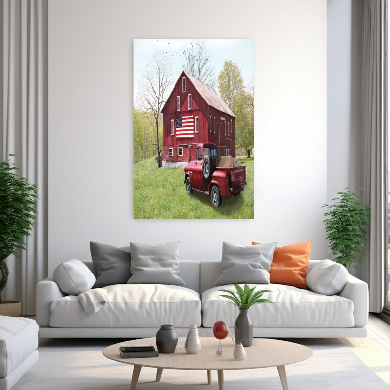 Heartland Hommage, art abstrait contemporain, architecture de paysage, H 40 po x l 60 po