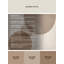 Tapis minimaliste beige lavable à la machine Paizley Venn-344249984