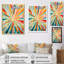 «Colorful Mid Century Optical Serenade III - Abstract Midcentury», art mural-1826889685-1826889689