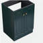 Meuble-lavabo autoportant de 24 po et 2 portes d'armoire à fermeture en douceur - sans le lavabo-120102366