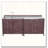 39.4" Outdoor Kitchen Cabinet with Stainless Top & Knife Rack-984629313