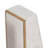 6.25" H Marble and Brass Bookends