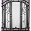 2-Door Single Panel Steel Fireplace Screen