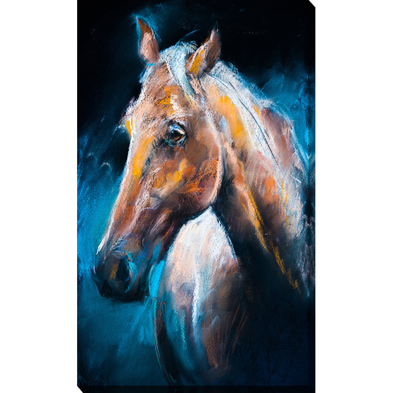 " Horse ", 48" H x 28" W x 1.5" D