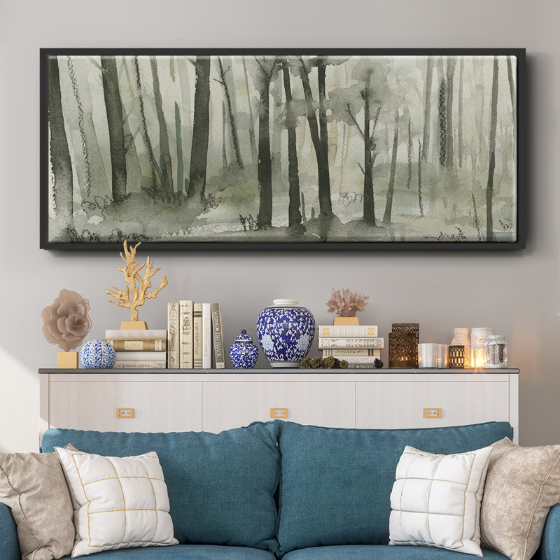 Into the Woods I- Framed Canvas