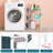 Brown 3-Tier Bathroom Storage Shelf With Fabric Baskets-1682193613