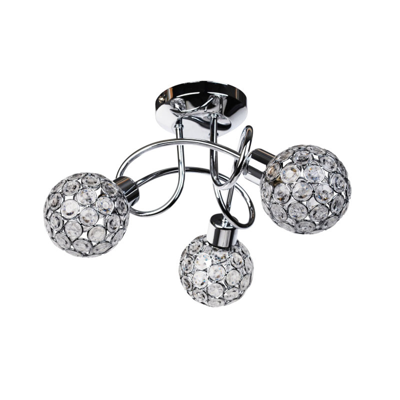 Acrylic Semi Flush Mount