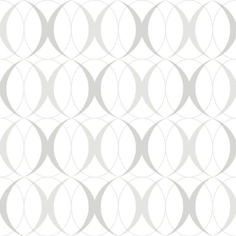 Rouleau de papier peint argenté clair 18 pi x 20,5 po Jellie