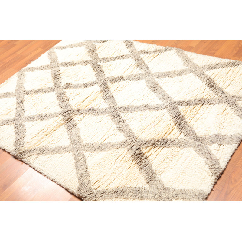 Wool Geometric Indoor Rug