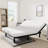 Geloff Upholstered Adjustable Bed with Wireless Remote - Zero Gravity, Anti-Snore & Memory Presets - Electric Head/Foot Incline, Height Adjustable-1842960949