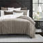 Ensemble de housse de couette en coton orange Parallel-107383929-107383939