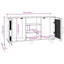 Hyde 105cm Sideboard-1700874572