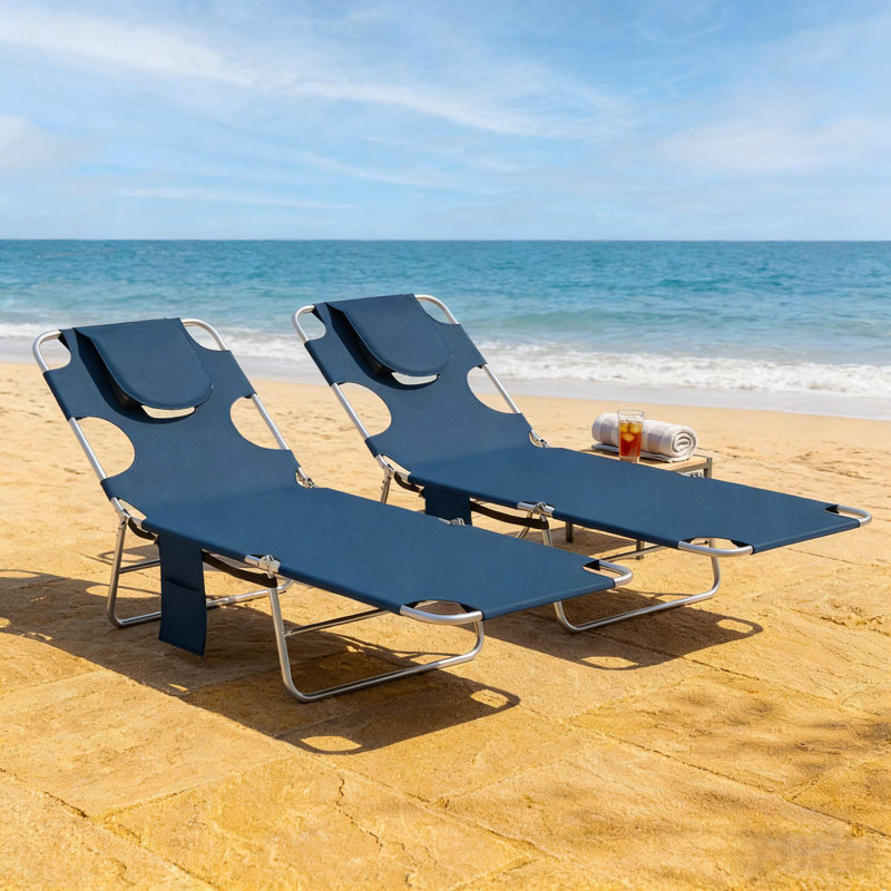 Méridiennes d'extérieur, 2 chaises de bronzage