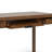 Hollander 60"W Solid Wood Large Desk, Contemporary Style with Keyboard Tray and 2 Drawers-1688886891