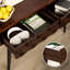 Console moderne avec 2 tiroirs Georgina-37108125