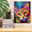 Epic Graffiti 'Tabby Wants Treats'  by Dean Russo Canvas Wall Art, 12" x 16"