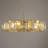 10-Light Dimmable Modern Drum Crystal Chandelier