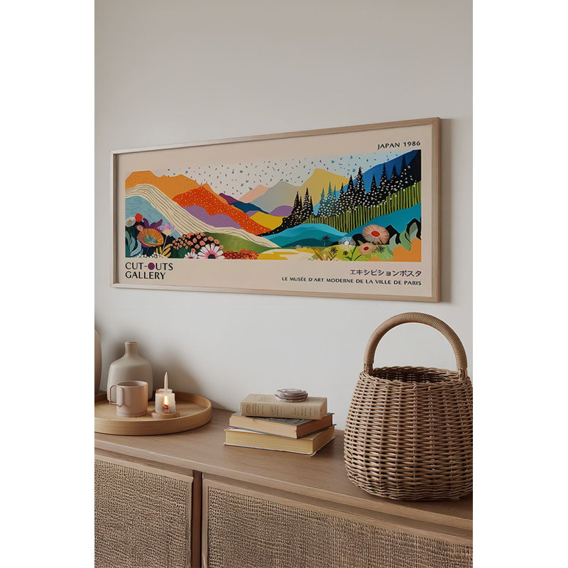 Stunning Decorative Framed MDF Painting, 12.9 x 27.6 inches | 100% Solid Wood Frame (Thickness: 0.8 inches) | High-Quality Digital Printing on 100% MDF (Thickness: 0.1 inches) | Perfect Wall Art for Home & Office Decor