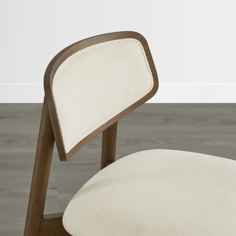 Chaise de salle à manger moderne Mid-Century, Noyer