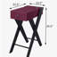 Table d'appoint en acajou avec port USB-1834555586