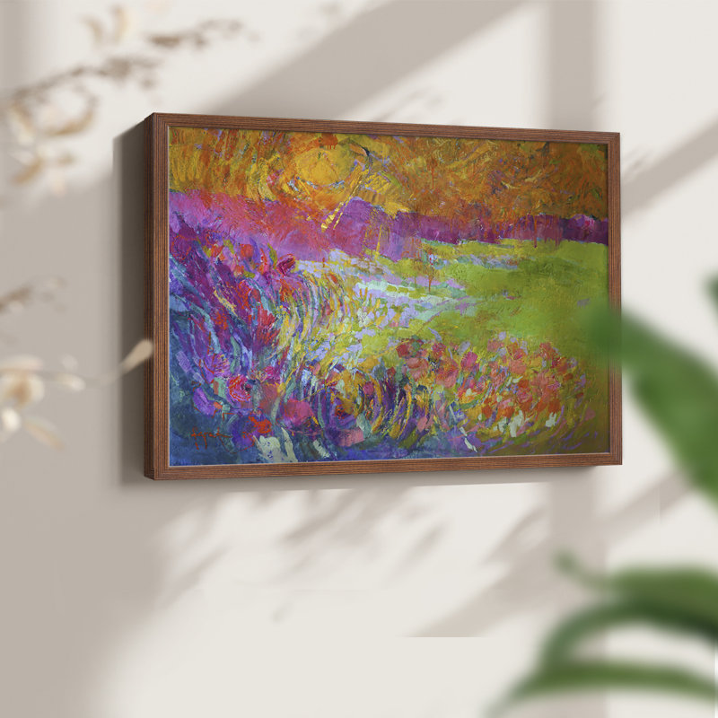 Meadowlands -Framed Print - Restickable