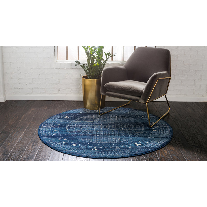Angeliya Oriental Indoor Rug, Round 3'3"