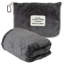 Couverture de voyage grise moelleuse