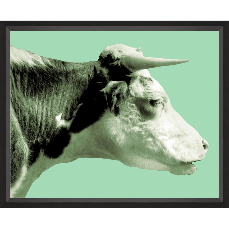 Graphic Cow 3 Framed Photographic Print