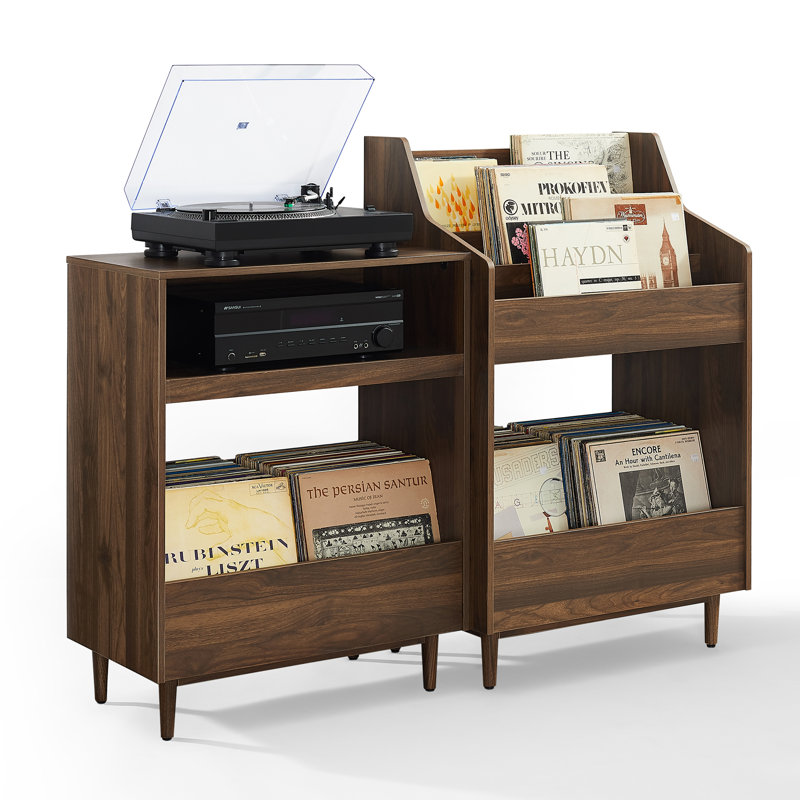 Tablettes multimédia Liam, Walnut