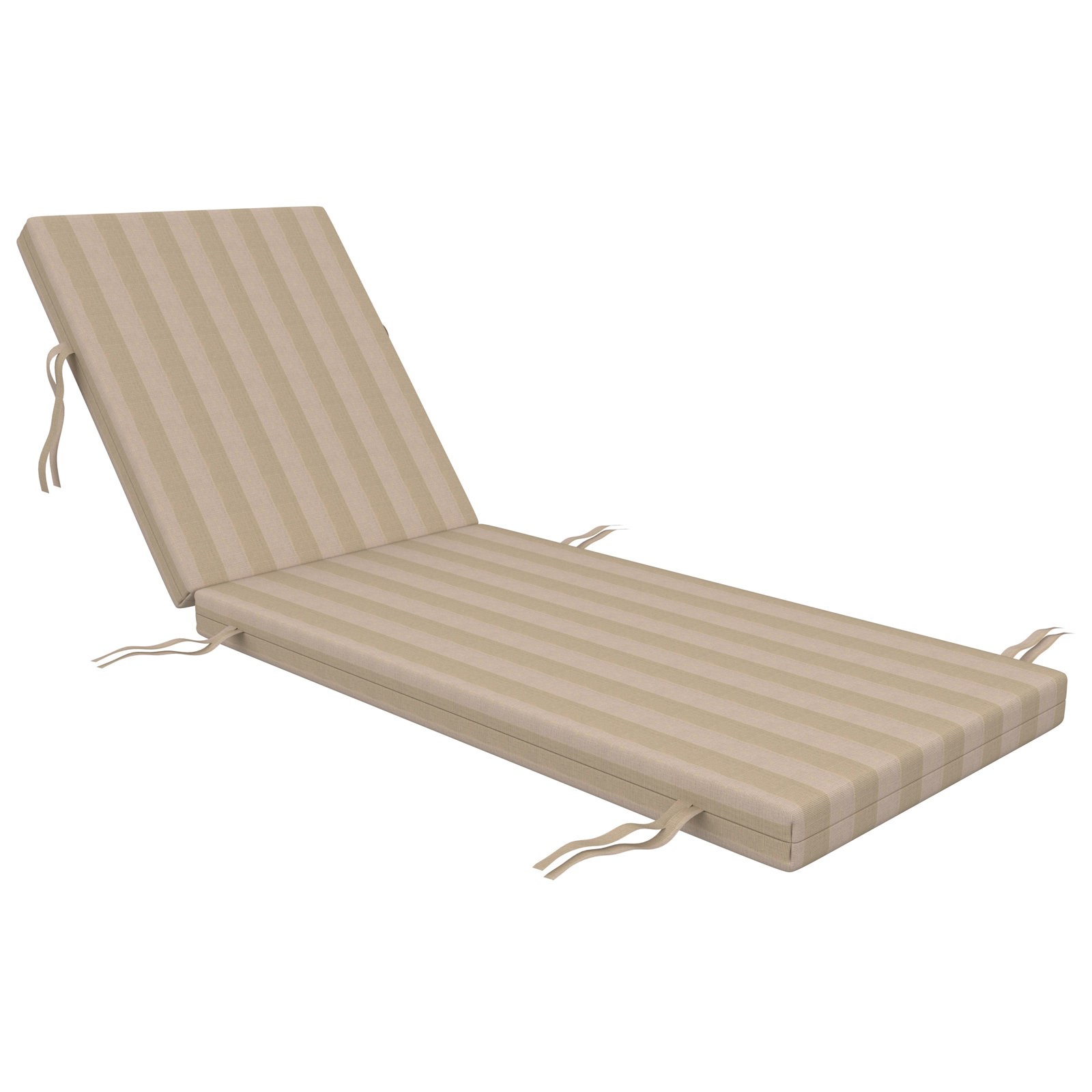Lani Sunbrella® Seat and Back Cushion, 24" W x 45" D, Expressive Sparrow